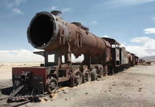 摄影作品----蒸汽机车的斑驳锈迹
