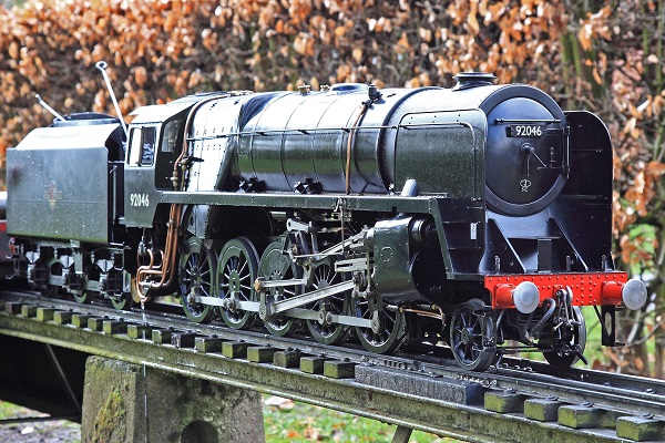 89mm轨距 （Gauge 3.5）BR 9F 系列蒸汽动力机车模型图纸Evening Star代购
