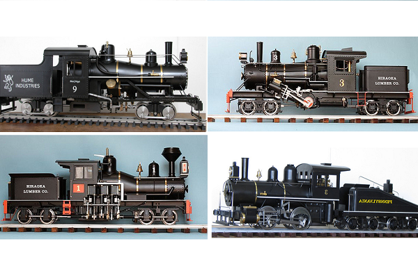 代购蒸汽小火车模型制作的Kozo Hiraoka五大经典系列丛书（非常经典）